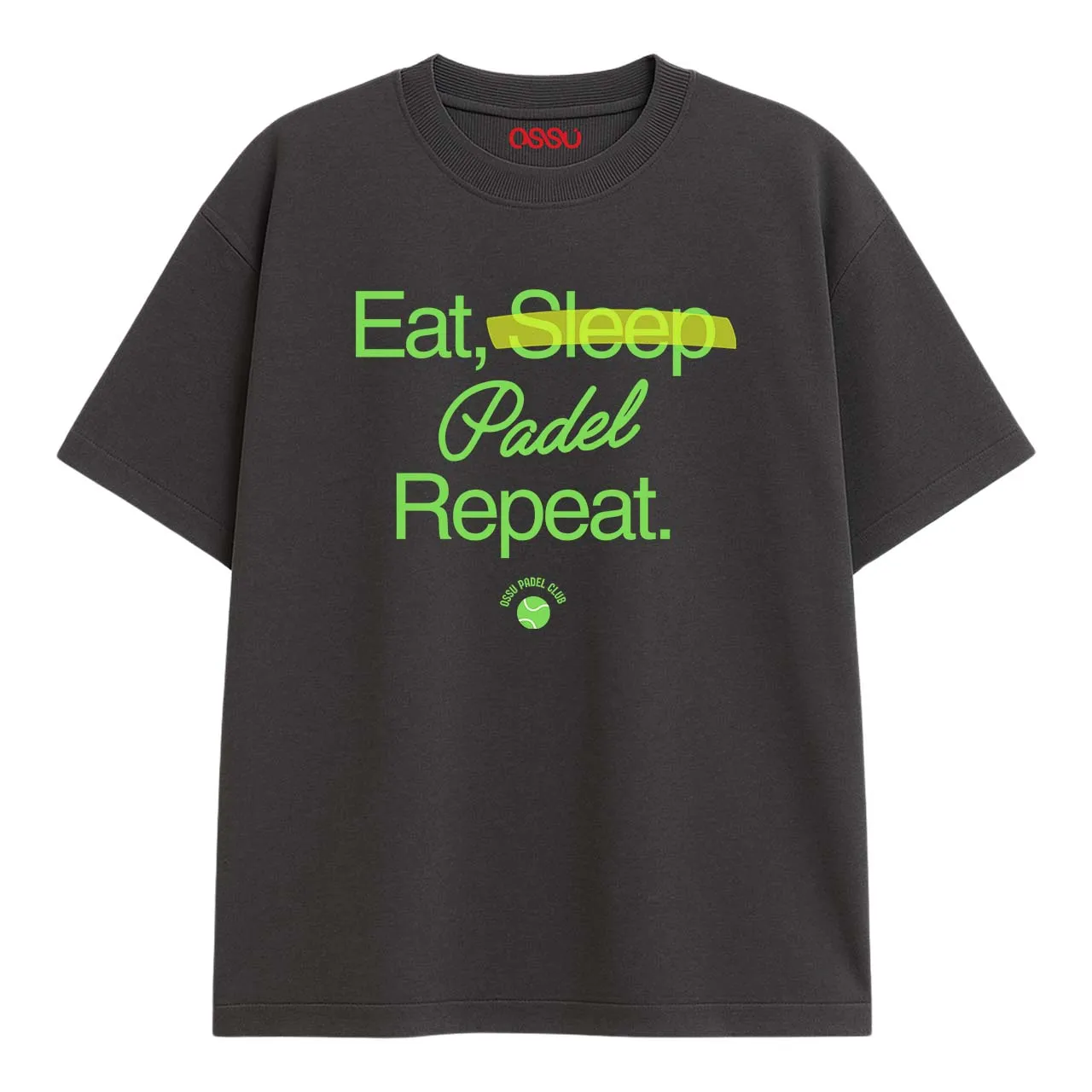 Eat Sleep Padel Repeat Grey