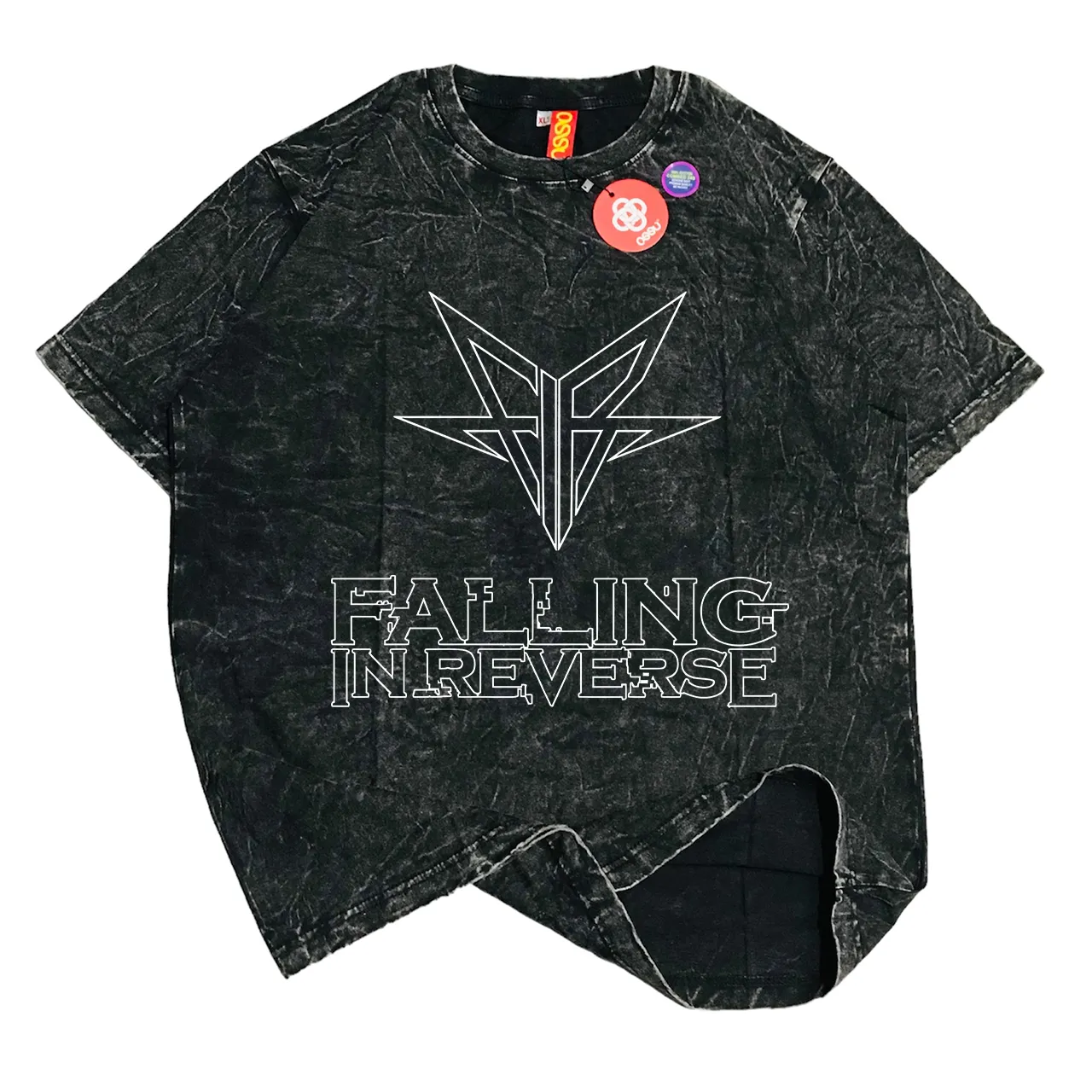 Falling in Reverse Font Logo Washed