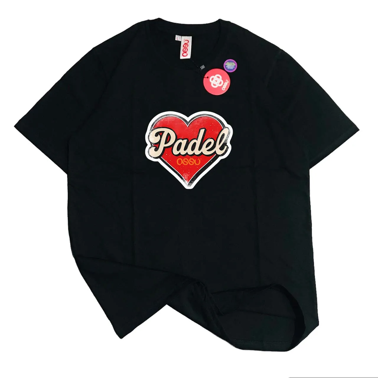 Padel Heart Black