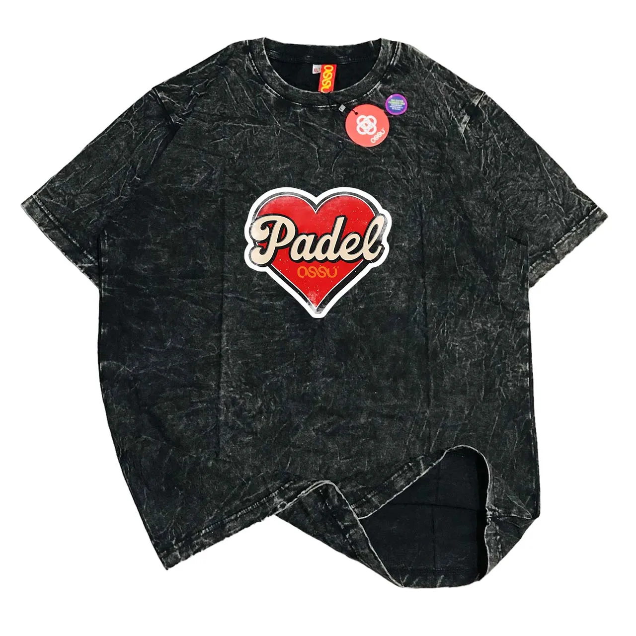 Padel Heart Washed